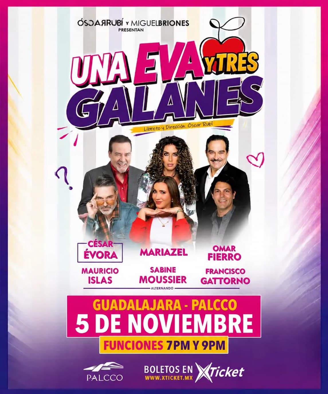 Una Eva y Tres Galanes - Zapopan 7:00 PM