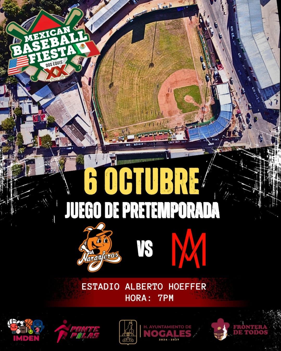 Naranjeros de Hermosillo vs Águilas de Mexicali